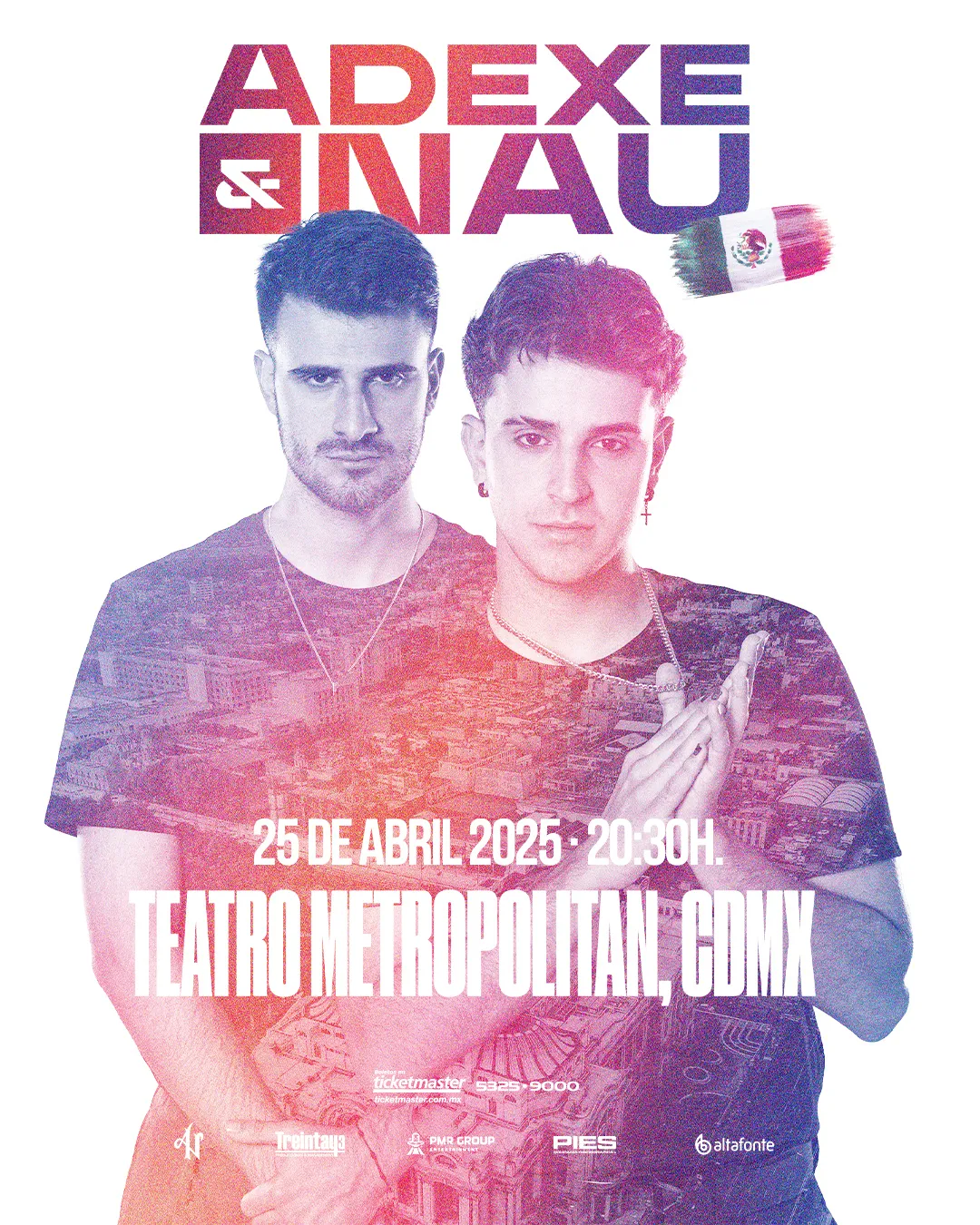 Adexe Y Nau — Official Event Poster